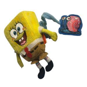 VTG SpongeBob SquarePants Snail Plush Toy Nickelodeon Bikini Bottom Authentic